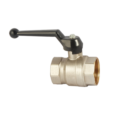 OEM 1/2 válvula de esfera de zinco de latão com alça de aço