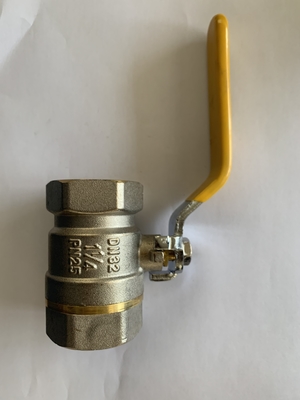 5 &quot; polegadas de venda por atacado zinco Brass Balão válvula com manobra de plástico amarelo