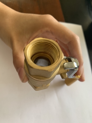5 &quot; polegadas de venda por atacado zinco Brass Balão válvula com manobra de plástico amarelo