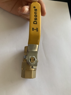5 &quot; polegadas de venda por atacado zinco Brass Balão válvula com manobra de plástico amarelo
