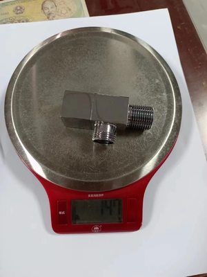 Banheiro de alta gama de cobre quadrado aquecedor de grande fluxo água fria e água quente banheiro válvula de ângulo