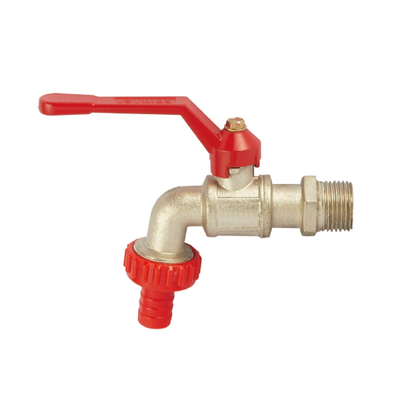 OEM 1/2 3/4 polegadas torneiras de misturador de jardim com alça de plástico de zinco bibcock