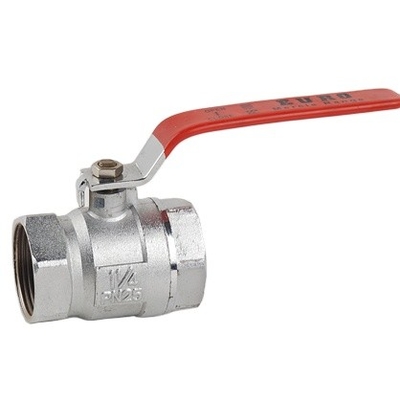 A válvula de bola 25mm de bronze de grande resistência rosqueou o porto de DN20-NPT antiusura