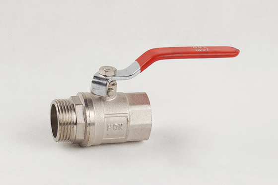 A válvula de bola 25mm de bronze de grande resistência rosqueou o porto de DN20-NPT antiusura
