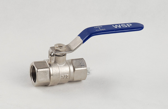 A válvula de bola 25mm de bronze de grande resistência rosqueou o porto de DN20-NPT antiusura