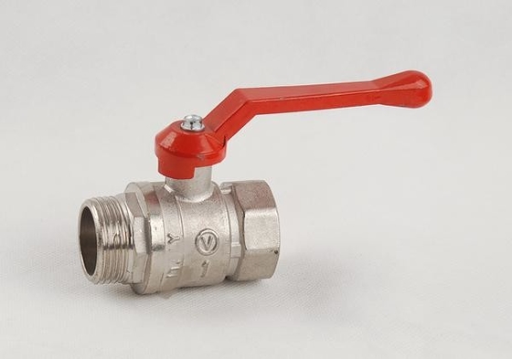 pneumático de bronze da válvula de bola da união 3/8 Lockable portuário de 14mm posto