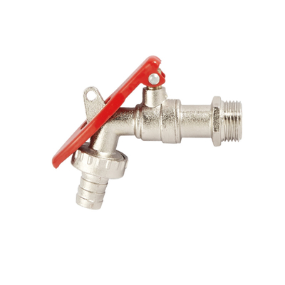 Indústrias de cultivo da válvula de bronze do Bibcock de 90 graus torneira Lockable exterior da mangueira