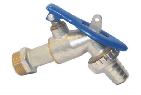 Indústrias de cultivo da válvula de bronze do Bibcock de 90 graus torneira Lockable exterior da mangueira