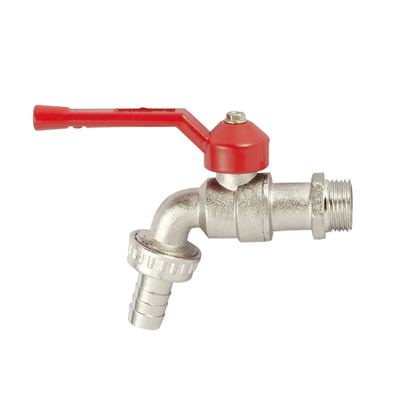 A elevação exerceu pressão sobre a torneira exterior Lockable do Bibcock de bronze da bola para o encanamento