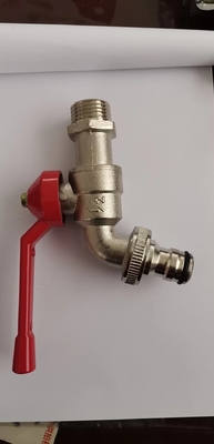Torneira Lockable cromada do babador da válvula de bronze do Bibcock com punho do Abs