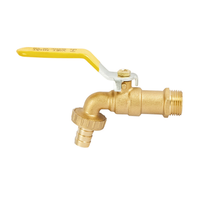 vista o galo de bronze Mini Washing Machine Bib Cock do bocal da resistência antiferrugem