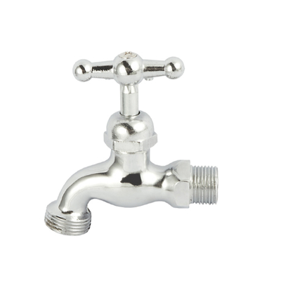 Válvula de bronze industrial moderna do Bibcock com de T do punho teste 100% de impermeabilidade