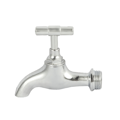 Válvula de bronze industrial moderna do Bibcock com de T do punho teste 100% de impermeabilidade