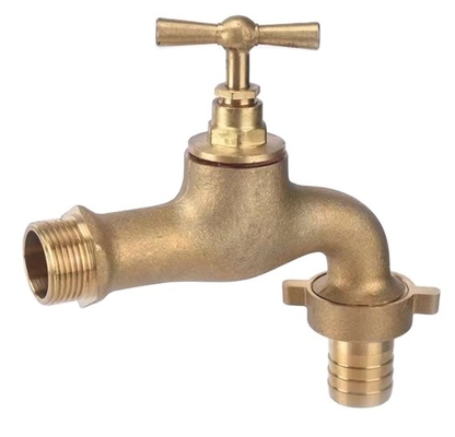 OEM 1/2 válvula de bronze do Bibcock de 3/4 de polegada com punho plástico 2 anos de garantia