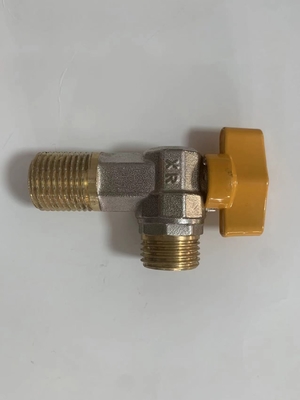 Válvula de ângulo 1/2inch do triângulo da válvula de ângulo do encanamento da segurança DN20-NPT