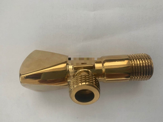 Válvula de ângulo 3/8inch de bronze antiusura pelo tempo da longa vida do bocal da água de toalete