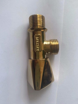 1/2Inch cromou a válvula de ângulo do lavabos da válvula de parada do ângulo do dissipador
