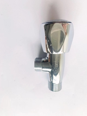 Válvula de ângulo de bronze manual do Oem 1/2inch com punho liga de zinco