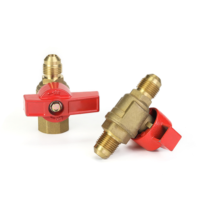 Válvula a gás quente da alavanca do gás do manual 28mm da válvula de desvio da resistência de desgaste