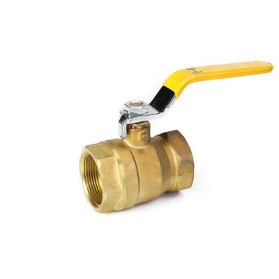 EN331 válvula de gás do bronze do padrão 54mm folheado a níquel para a cozinha da casa