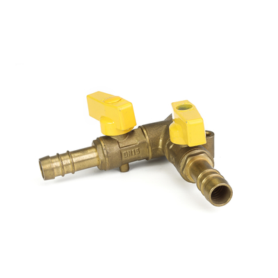 a resistência de abrasão de bronze da válvula de gás da alavanca de 35mm prova disponível