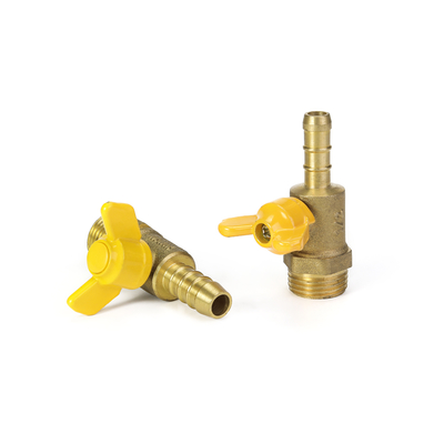 a válvula de gás manual dobro da válvula de gás da borboleta de 12mm -108mm veste a oposição