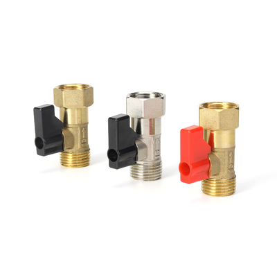 a válvula de gás manual dobro da válvula de gás da borboleta de 12mm -108mm veste a oposição