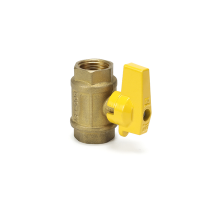 A indústria 1/4&quot; conecta rapidamente a válvula de gás do bronze da segurança com o punho de T