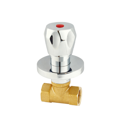 ODM rápido OBM do OEM da válvula de parada de Mini Water Inlet Straight Brass do encaixe