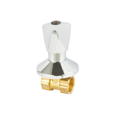 ODM rápido OBM do OEM da válvula de parada de Mini Water Inlet Straight Brass do encaixe