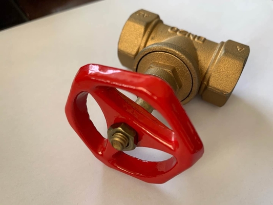 Resistência de desgaste de bronze da válvula de parada da polegada normal da temperatura 1/2-6