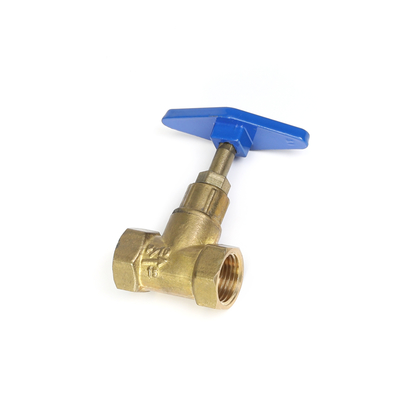 Chapeamento de lustro 3/4&quot; manual de bronze da válvula de parada para o sistema de encanamento