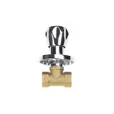 Chapeamento de lustro 3/4&quot; manual de bronze da válvula de parada para o sistema de encanamento