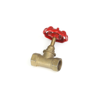 1/2 de” a válvula de parada de bronze DN20-NPT do ângulo da volta X 3/8&quot; 1/4 rosqueou