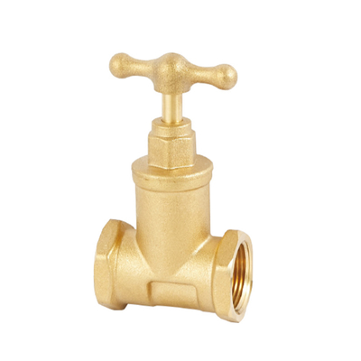 1/2 de” a válvula de parada de bronze DN20-NPT do ângulo da volta X 3/8&quot; 1/4 rosqueou