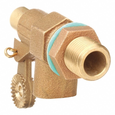 MNPT válvula de bola de bronze do flutuador da conexão 1/2” com o galo plástico da baixa pressão