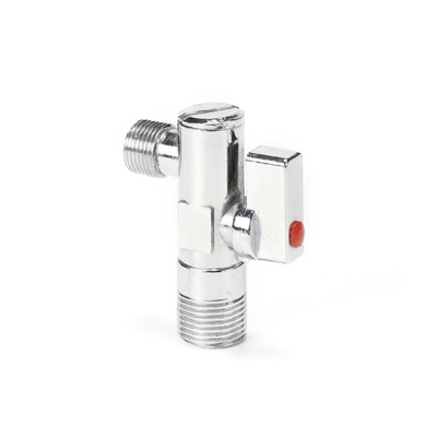 1/2 &quot; Dimensão alavanca Cromo Brass Ángulo válvula Npt entrada