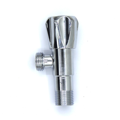 Válvula de ângulo triangular de núcleo de cobre aço inoxidável 304 para cozinha de banheiro