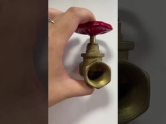 1/2 de” a válvula de parada de bronze DN20-NPT do ângulo da volta X 3/8