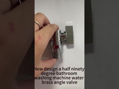 Válvulas de parada 3/8inch do ângulo de Chrome da válvula de ângulo do torneira da linha do NPT