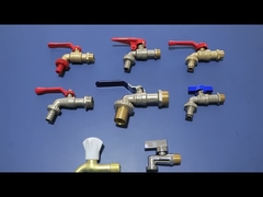 1/2 do torneira de bronze da mangueira do babador da mangueira de jardim de 3/4 de polegada punho plástico